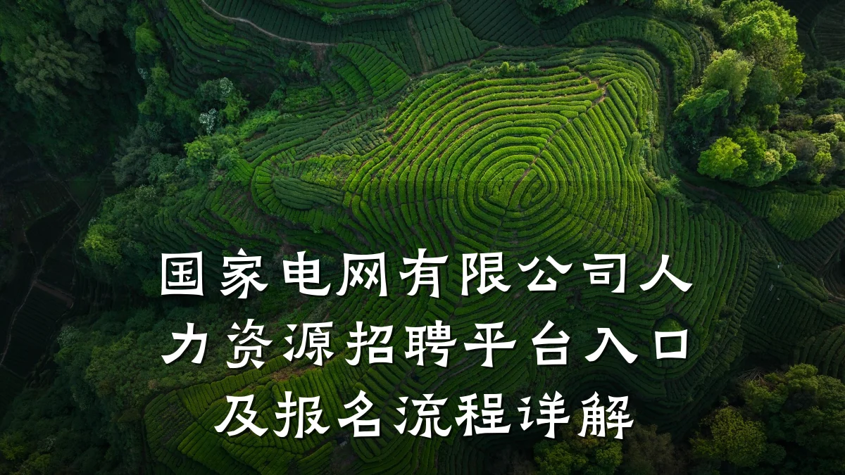 国家电网有限公司人力资源招聘平台入口及报名流程详解