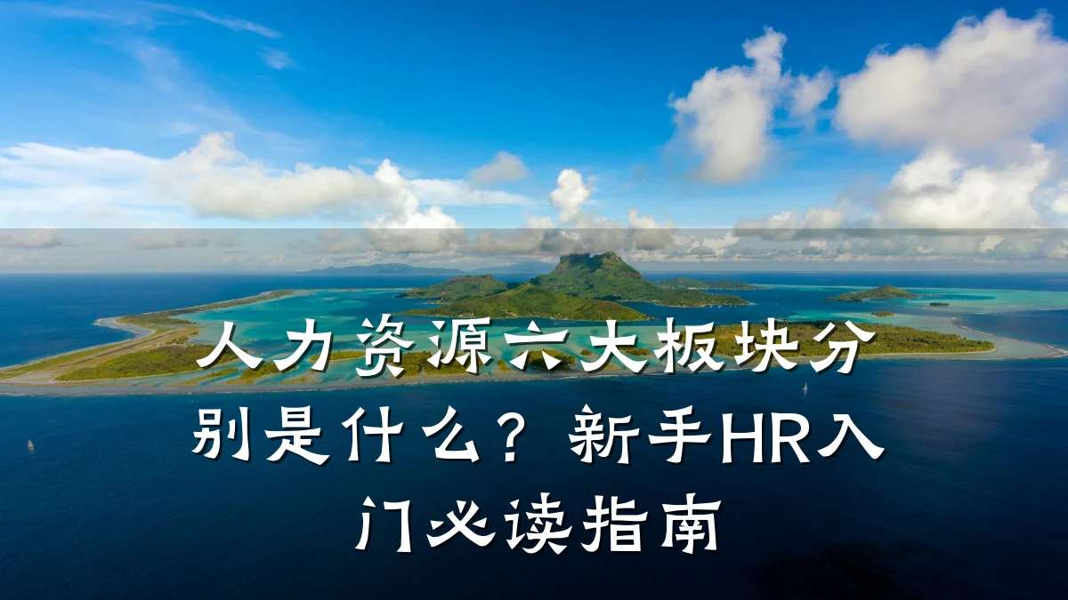 人力资源六大板块分别是什么?新手HR入门必读指南