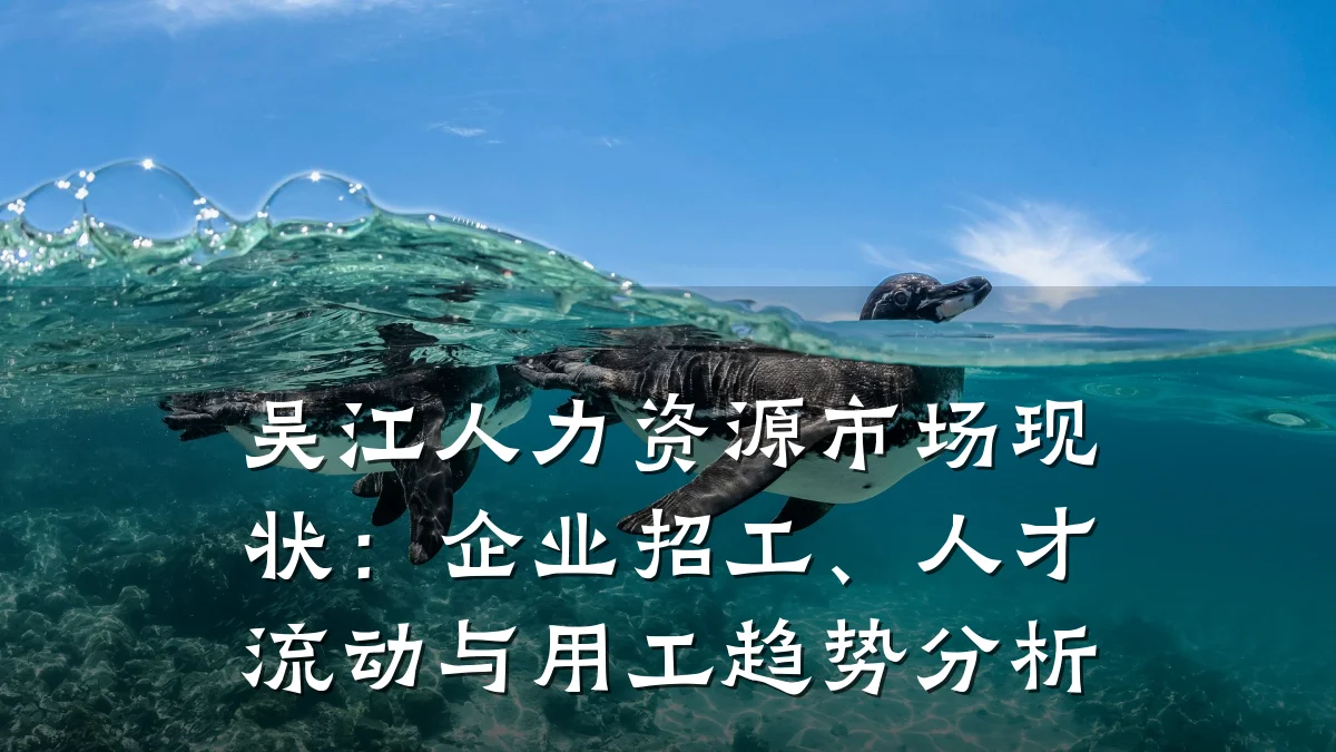 吴江人力资源市场现状:企业招工、人才流动与用工趋势分析