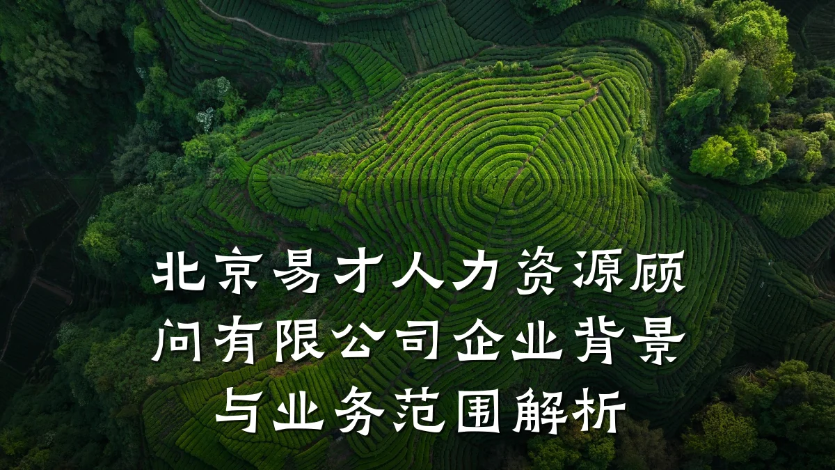 北京易才人力资源顾问有限公司企业背景与业务范围解析
