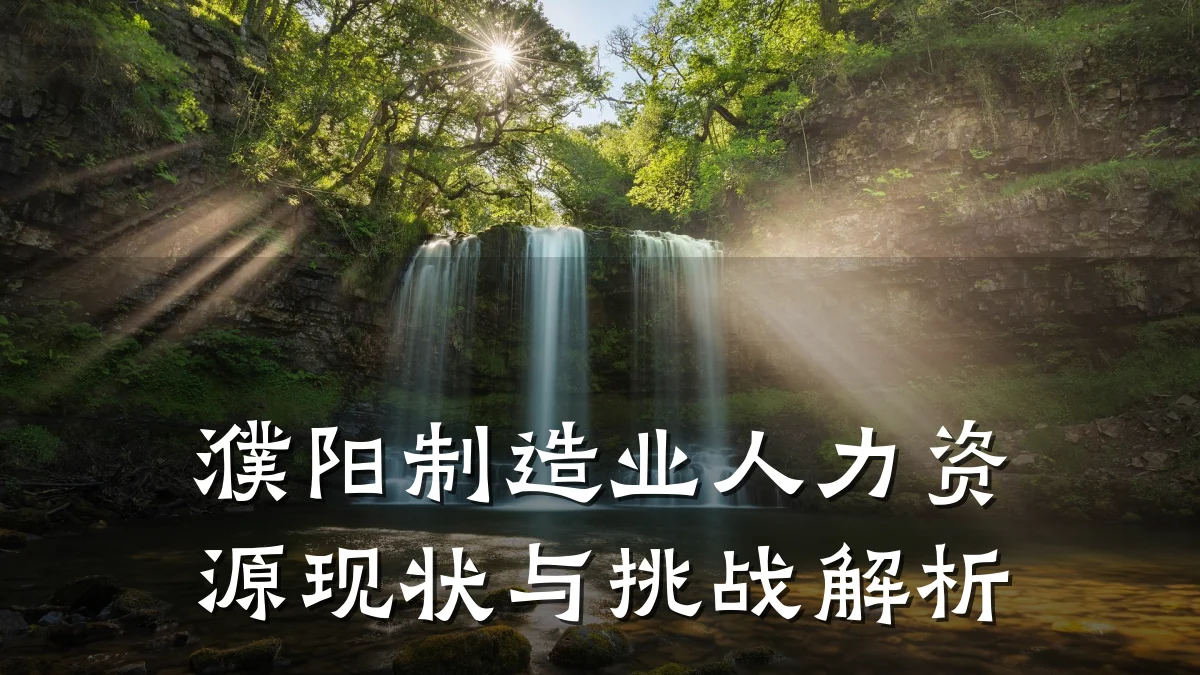 濮阳制造业人力资源现状与挑战解析