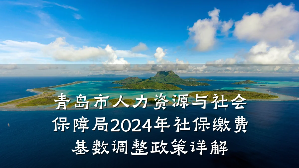 青岛市人力资源与社会保障局2024年社保缴费基数调整政策详解