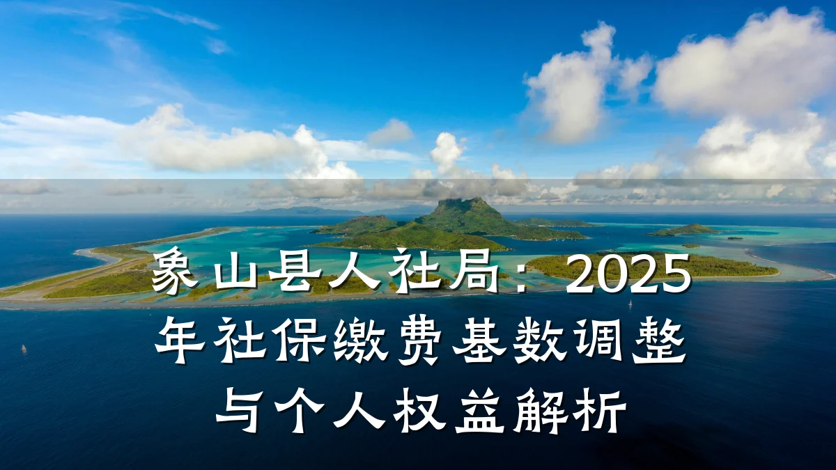 象山县人社局：2025年社保缴费基数调整与个人权益解析