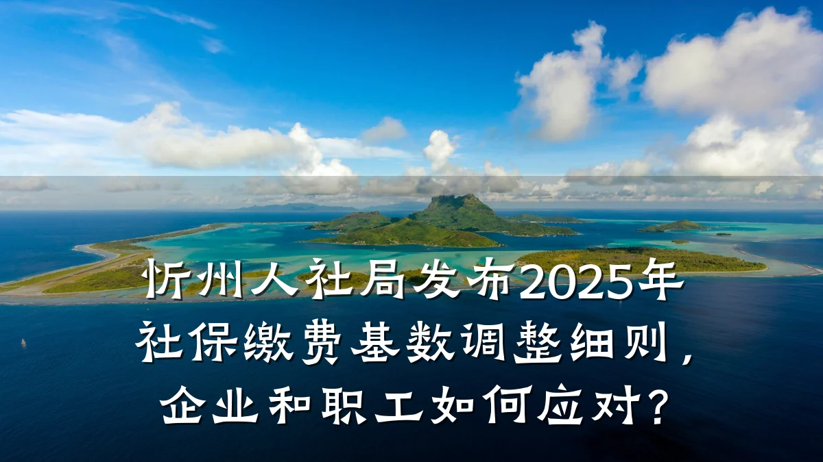 忻州人社局发布2025年社保缴费基数调整细则，企业和职工如何应对？