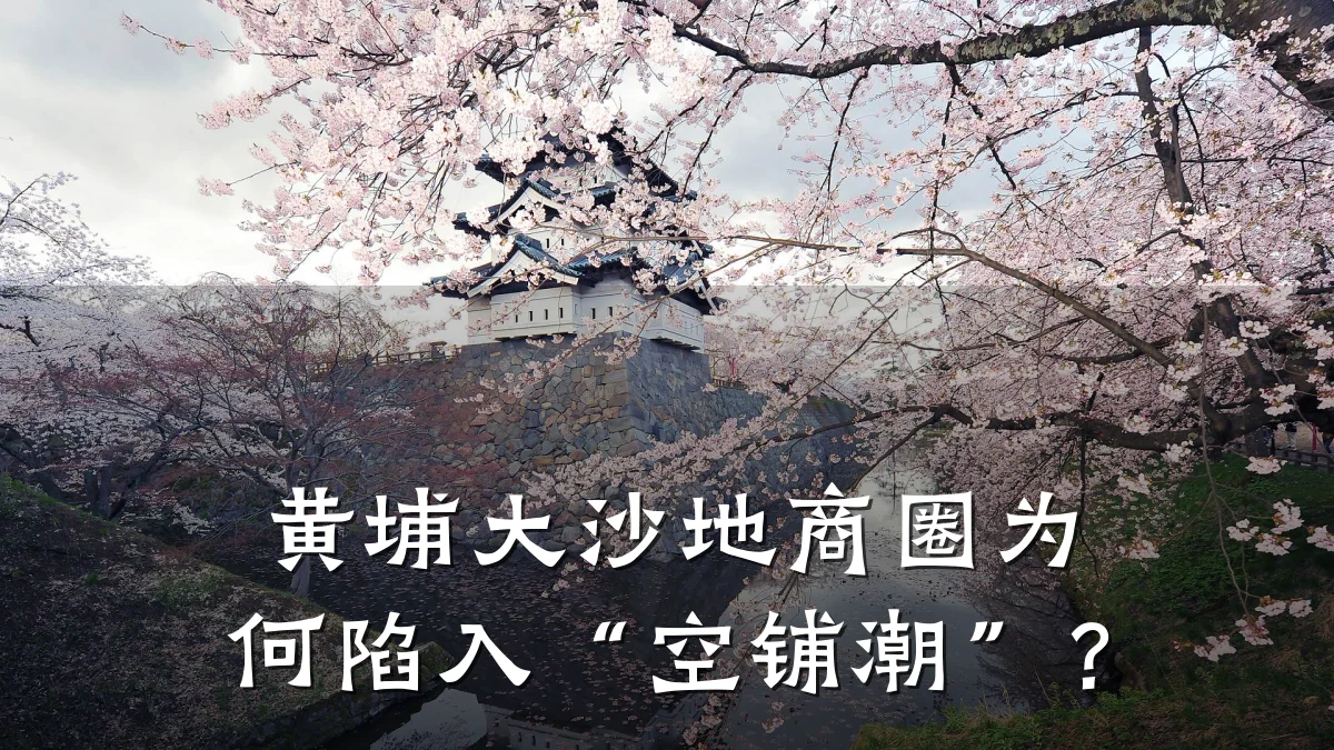 黄埔大沙地商圈为何陷入“空铺潮”?