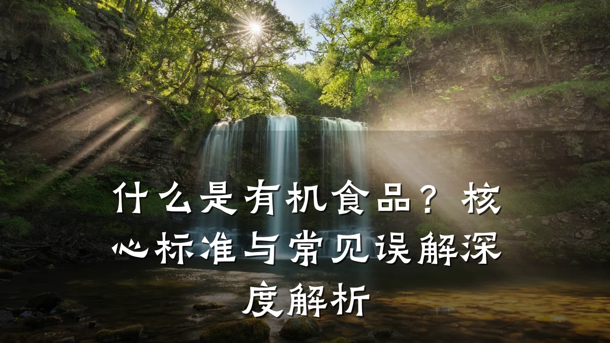 什么是有机食品？核心标准与常见误解深度解析