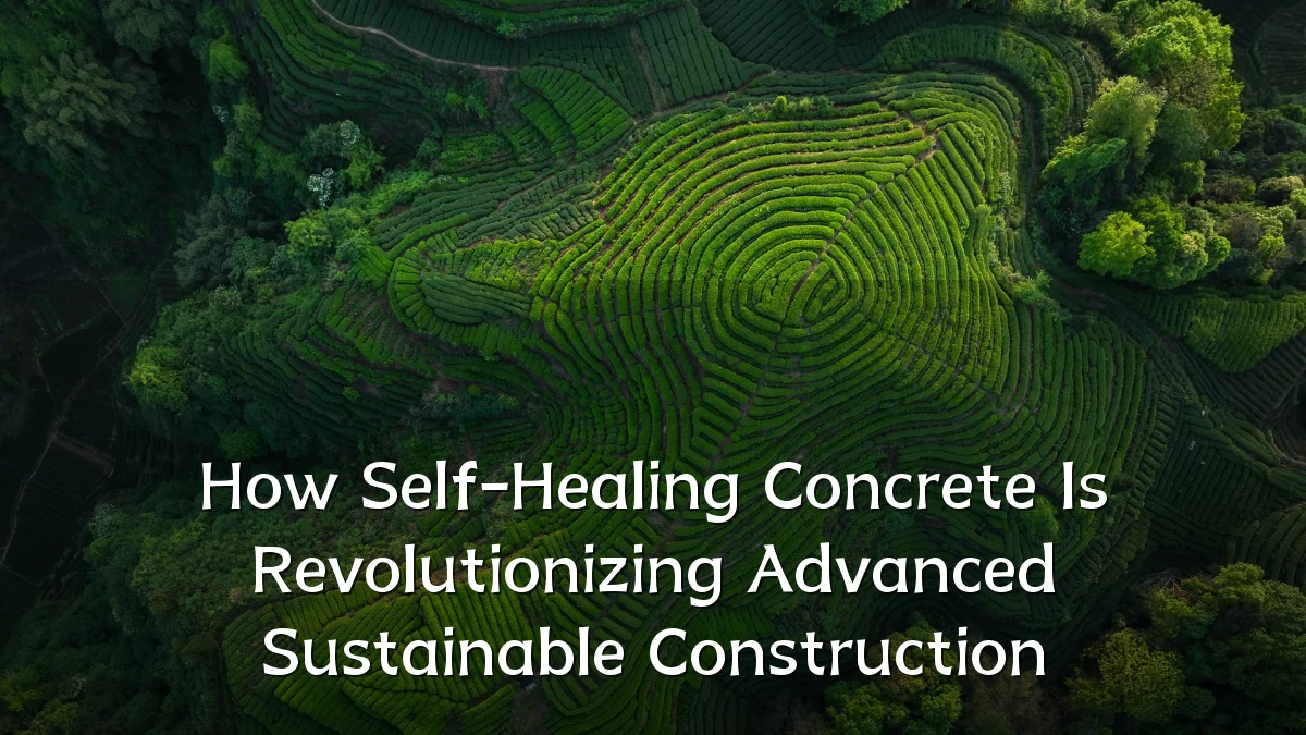 How Self-Healing Concrete Is Revolutionizing Advanced Sustainable Construction