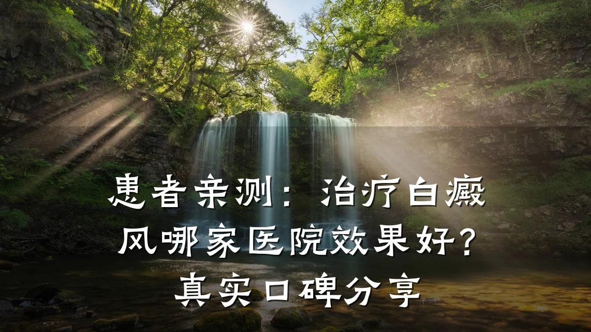 患者亲测：治疗白癜风哪家医院效果好？真实口碑分享