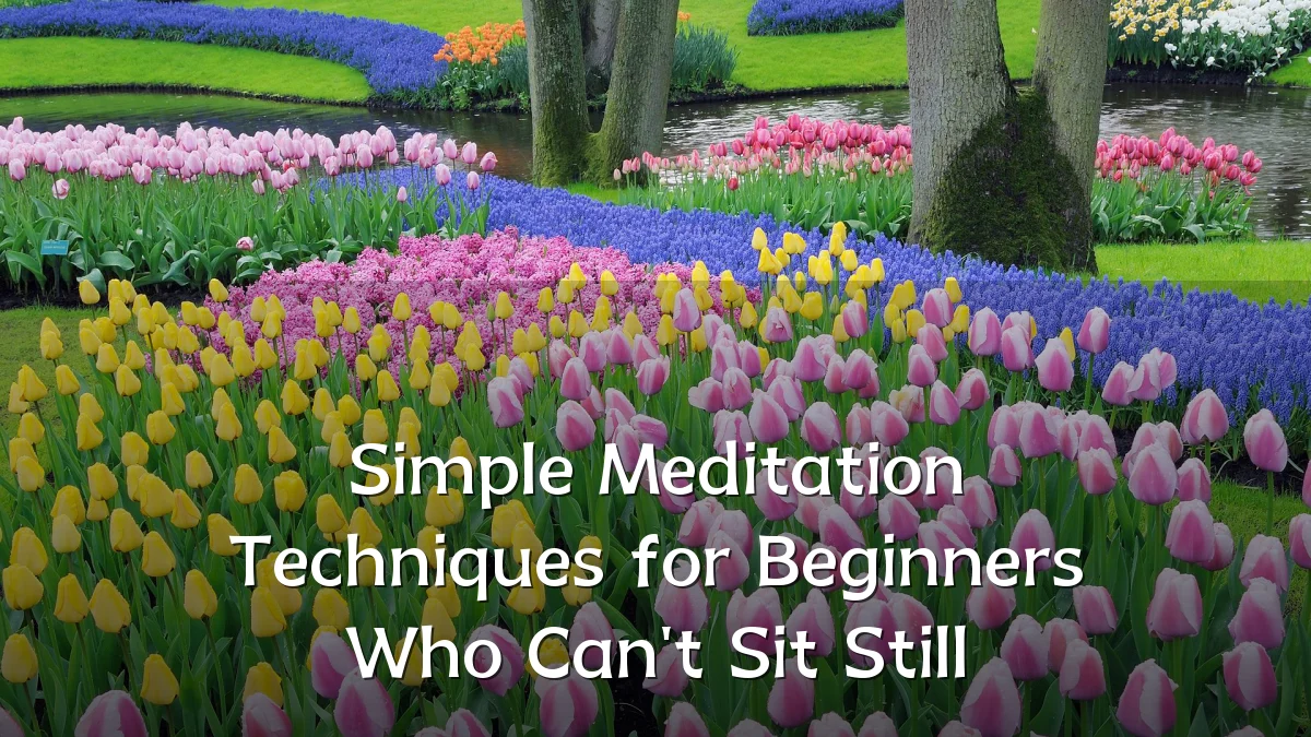 Simple Meditation Techniques for Beginners Who Can't Sit Still
