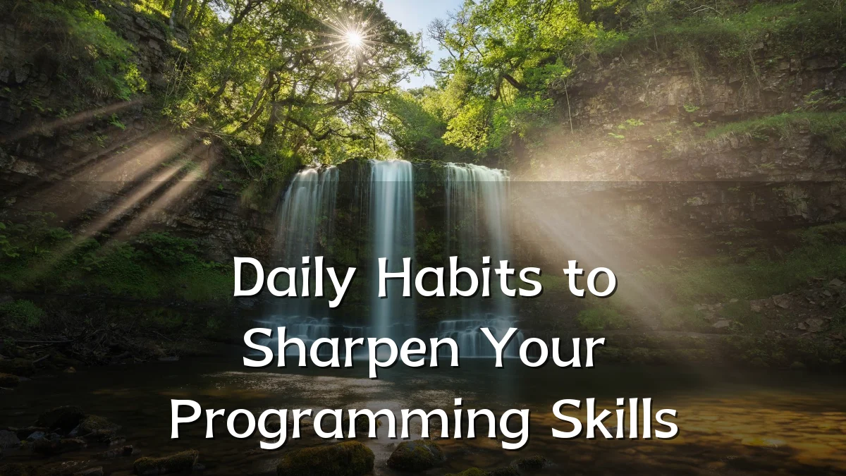 Daily Habits to Sharpen Your Programming Skills
