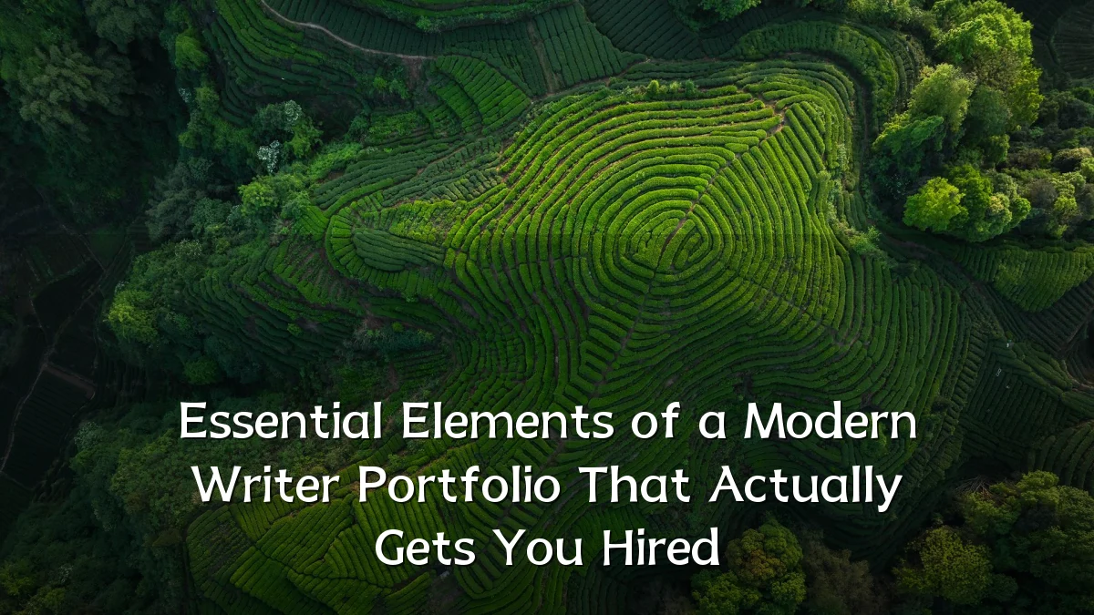 Essential Elements of a Modern Writer Portfolio That Actually Gets You Hired