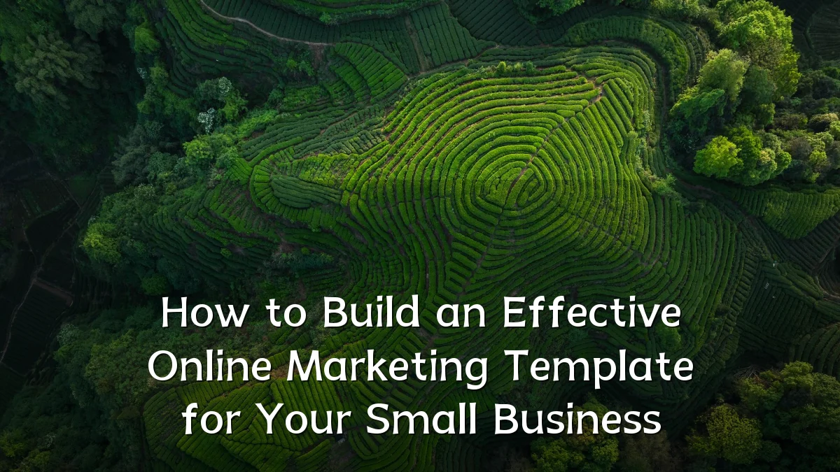 How to Build an Effective Online Marketing Template for Your Small Business