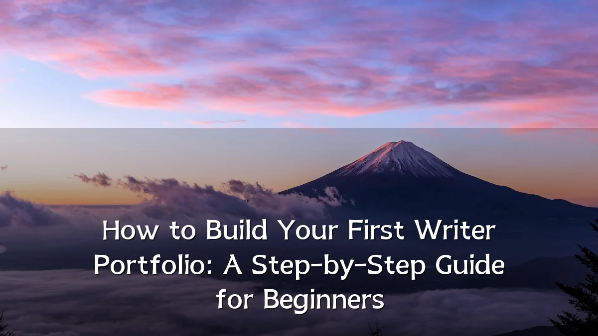 How to Build Your First Writer Portfolio: A Step-by-Step Guide for Beginners