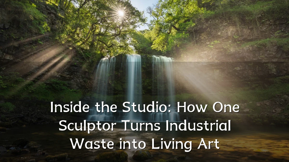 Inside the Studio: How One Sculptor Turns Industrial Waste into Living Art