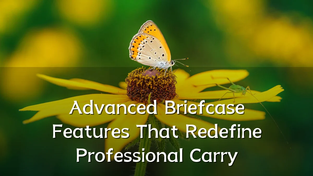 Advanced Briefcase Features That Redefine Professional Carry