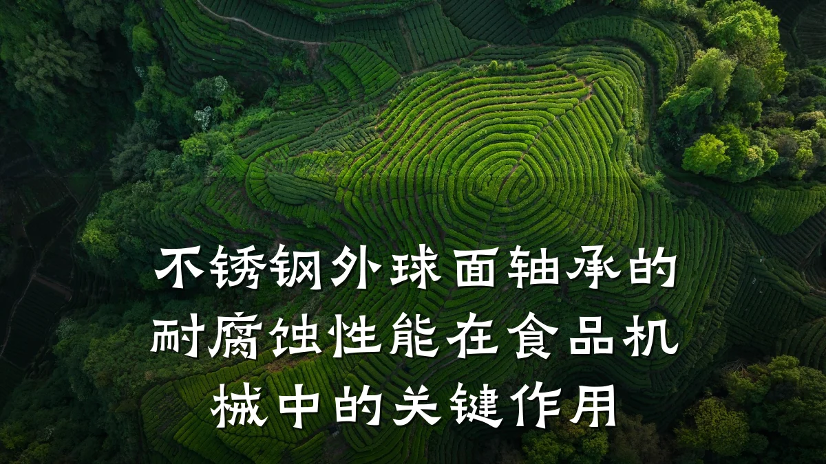 不锈钢外球面轴承的耐腐蚀性能在食品机械中的关键作用