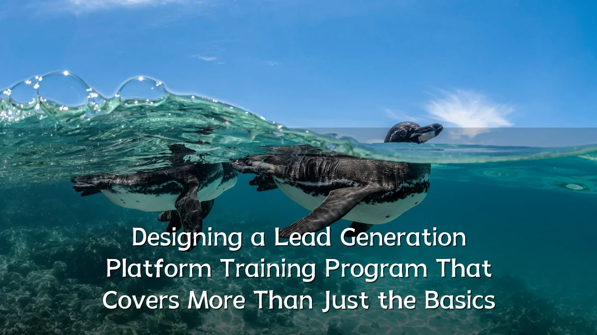 Designing a Lead Generation Platform Training Program That Covers More Than Just the Basics