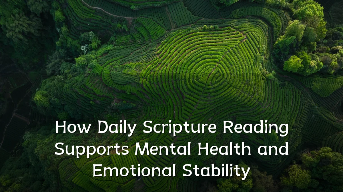 How Daily Scripture Reading Supports Mental Health and Emotional Stability